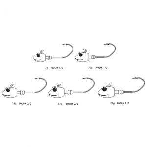 Jig VMC Frog Jighead Firetiger 3buc/plic - Img 2