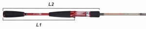 Lanseta Casting Sakura Redbird Cast RDC 662MH 1.98m 7-30g 2buc - Img 5