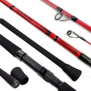 Lansetă Sportex Jolokia Cat Vertical 1.75m 150–300g – concepută pentru pescuitul modern la somn în vertical, cu blank Toray ultra-rezistent și ergonomie perfectă pentru drilluri extreme