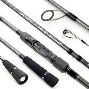 Lansetă Sportex Revolt RS-2 ULR– blank Heptacore T800 Toray, acțiune rapidă și echipare FUJI, ideală pentru pescuit spinning ultralight de precizie.