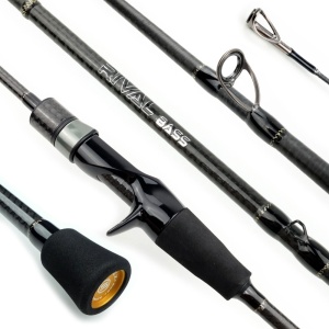 Lansetă Sportex Rival Baitcast – blank T1100 Carbon, acțiune Extra Fast și componente FUJI, creată pentru pescuit spinning precis la bass și rapitori
