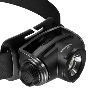 Lanternă frontală compactă Ledlenser H5R 750 lumeni cu sistem de focalizare AFS și protecție etanșă IP67.