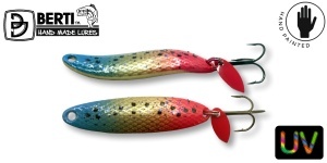 Linguriță Oscilantă Berti Taifun Custom Paint Nr.1 53mm / 9g Patrate BP04
