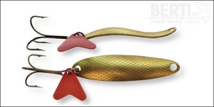 Lingurita Oscilanta Berti Taifun Nr.1 53mm 9g Patrate Gold