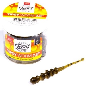 Lucky John Tipsy Worm 5.8cm 12buc T78 - Img 2