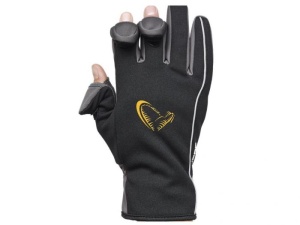 Manusi Savage Gear Softshell Winter Back Marimea M - Img 2