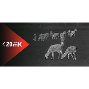 Monocular termic Hikmicro Lynx LH35 2.0, senzor 384×288, lentilă 35mm F1.0, detecție 1800m, NETD <20mK și display OLED 1024×768 – ideal pentru vânătoare la distanță.