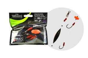 Montura Somn Wizard Monster Upose Pro Mono Bottom Rig 30g 9/0+11/0 Round