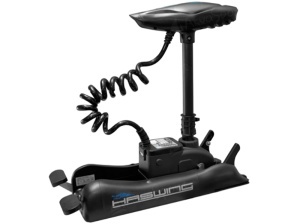 Motor electric Haswing Cayman B 80lb GPS 250 White – montaj pe prova, control wireless și funcție de ancorare electronică