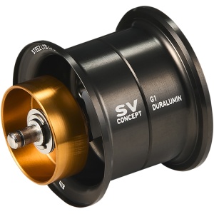 Mulineta casting Daiwa 25 Steez Limited CT SV TW 70XHL detaliu tambur G1 și corp magneziu