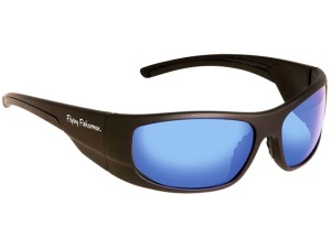 Ochelari Polarizati Flying Fisherman Cape Horn Black Smoke Blue Mirror