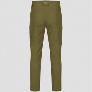 Pantaloni Blaser Airflow Dark Olive, confecționați din material microperforat respirabil, cu croială sport și mobilitate ridicată pentru vânătoare și activități outdoor de vară.