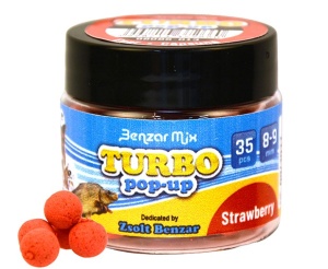 Pop Up Benzar Mix Turbo 10mm – pop-up-uri flotante, aromă intensă și granulație fină, ideale pentru snowman și prezentări deasupra substratului la crap