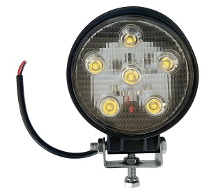 Proiector fix cu LED 18W EVAL, 1200 lumeni, carcasa alba sau neagra si protectie etansa IP67.