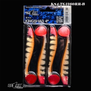 Relax King Shad 10cm Tiger, 4buc/plic Culoare TG116ORR