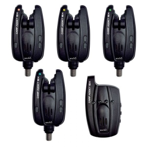 Set Avertizori Cu Statie Mack2 Carp Addict SX Alarm Set 4+1