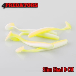 Shad 4Predators Slim Shad, 9cm, Chartreuse-Pearl - Img 2