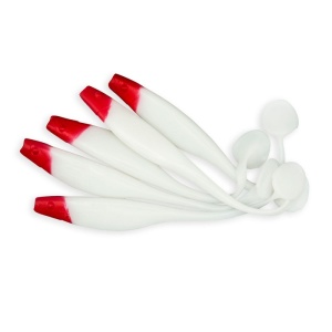 Shad suplu impregnat cu miros Fast Strike Huky Kuky 11.5cm 4.3g 10 bucati plic cu tavita rigida.