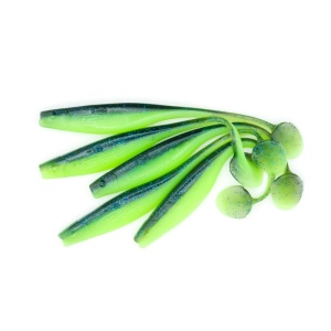 Shad soft Fast Strike Huky Kuky 13.5cm 5bucati plic blister rigid pentru salau si stiuca.