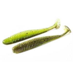 Shad Noike Ninja, 10.2cm, Green Pumpkin Chartreuse UV