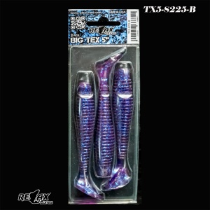 Shad Relax Texas Standard 12.5cm – acțiune amplă, vibrație puternică, paddle tail mare, ideal pentru știucă și șalău. Ambalaj 3 buc/plic.