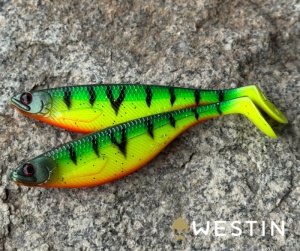 Shad Westin ShadTeez 9cm Tiger Perch Bulk - Img 2