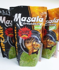 SipCarp Masala Groundbait Amur 1kg / 2.5kg