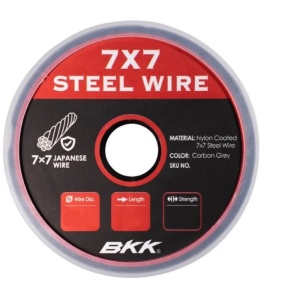 Strună din fir metalic BKK 7X7 Steel Wire 3.00m