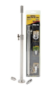 Suport Telescopic Inox Extra Carp Bank Stick cu Adaptor de Ponton 3 in 1 30-50cm