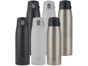 Termos Zojirushi SM-VS83BA Stainless Mug 0.83L Black – termos din inox cu izolație în vid, capac One-Touch și design elegant, ideal pentru pescuit, birou, outdoor și călătorii.