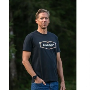 Tricou Blaser Badge T 24 Dull Black - Img 2