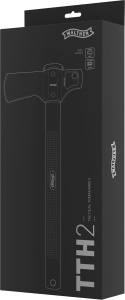 Umarex Tactical Tomahawk 2 – Instrument tactic de impact cu cap din oțel carbon 1065, finisaj negru și mâner ergonomic din polimer injectat.
