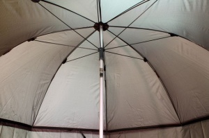 Umbrelă Delphin PVC Verde Cu Perete Lateral Extins 250cm - Img 9