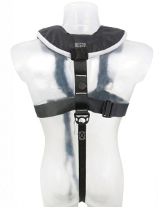 Vesta de salvare automata Allroundmarine Besto Comfort Fit 165N Gri/Negru - Img 4