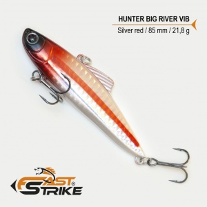 Vobler avat Fast Strike Hunter Big River Vib 8.5cm 21.8g Silver Red