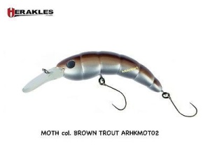 Vobler Colmic Herakles Trout Area Moth Brown Trout, 3.7cm