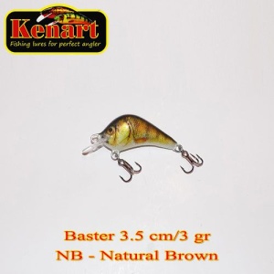 Vobler Kenart Baster 3.5cm 3g Sinking Natural Brown