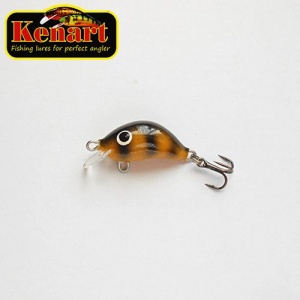 Vobler Kenart Hunter 3cm 3g sinking Yellow Black