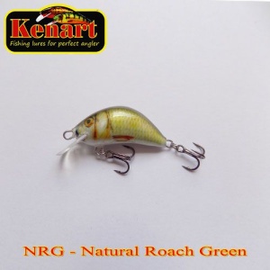 Vobler Kenart Hunter 4cm 4g F Natural Roach Green