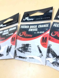Agrafe Filfishing Feeder Quick Change Swivel M 10buc/plic - Img 3