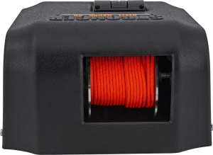 Anchoră electrică premium de proovă Stronger Steelhands 30 (SH-30), echipată cu motor de 85W la 12V, carcasă din plastic ABS rezistent la UV, ruliu din oțel inoxidabil, tambur cu frânghie de 30m și funcție de coborâre în cădere liberă (free fall).