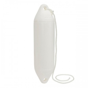 Balon Protecție Acostare Alb Plastimo Performance, PVC Rotoformat Rezistent la UV, cu Linie Poliester Inclusă, Modele 40cm – 85cm