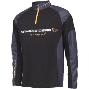 Bluza Savage Gear Tournament Gear Black INK UV +30