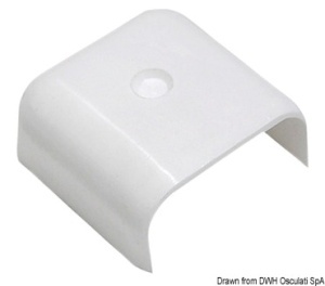 Capac Inchidere Brau Acostare PVC Alb / Negru Osculati, Seria 44.485.10