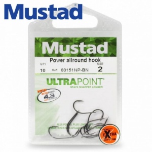 Carlig Mustad Power Allround Cioc de Papagal Nichel 10buc/plic - Img 3