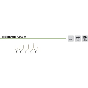 Cârlige Feeder Mustad MU11 60332NPBN 15buc/plic - Img 2