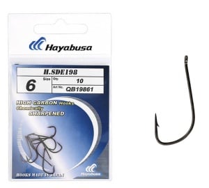 Cârlige Hayabusa H.SDE198 Black Nickel 10buc/plic