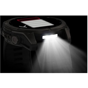 Smartwatch GPS Garmin fēnix 9 Sapphire 51mm Titanium cu ecran AMOLED și carcasă Carbon Grey DLC.