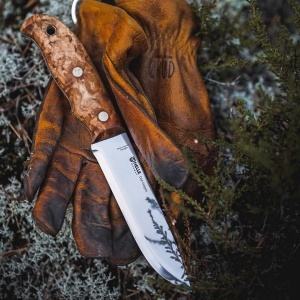 Cuțit Helle Didi Galgalu, Full-Tang, Oțel 12C27, Lamă 12.9 cm