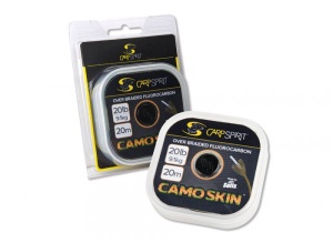 Fir Fluorocarbon cu Camasa Carp Spirit Camo Skin Weed Green 20m